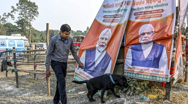 Security personnel inspect rally venue ahead of PM Modi’s visit amid Bengal SIR draft roll controversy